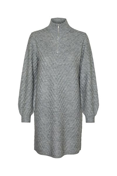 Vero Moda Strickkleid VMANJASTINNA HIGHNECK ZIP DRESS GA EXC