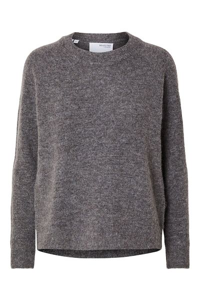 Selected Femme Langärmliger Strickpullover