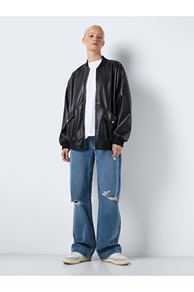 Noisy May Halenka Jacke Kunstleder