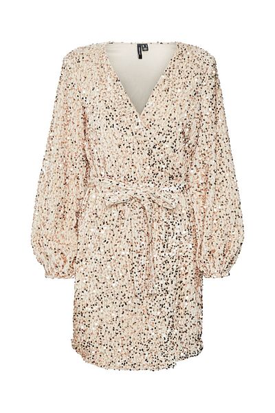 Vero Moda Party-Kleid VMBELLA LS WRAP SHORT DRESS JRS