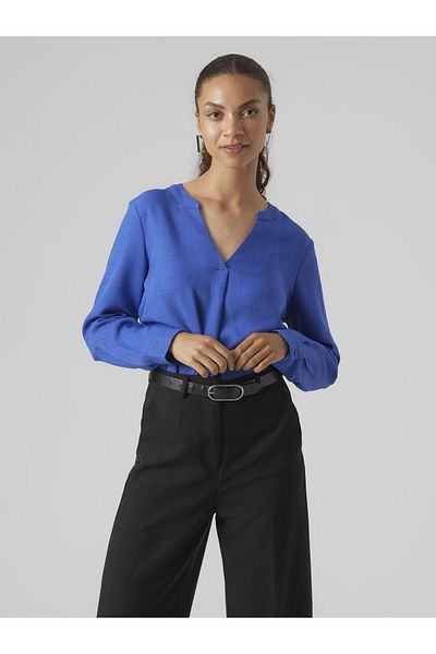 Vero Moda Bluse VMMARLA V-YAKA LS ÜST WVN GA