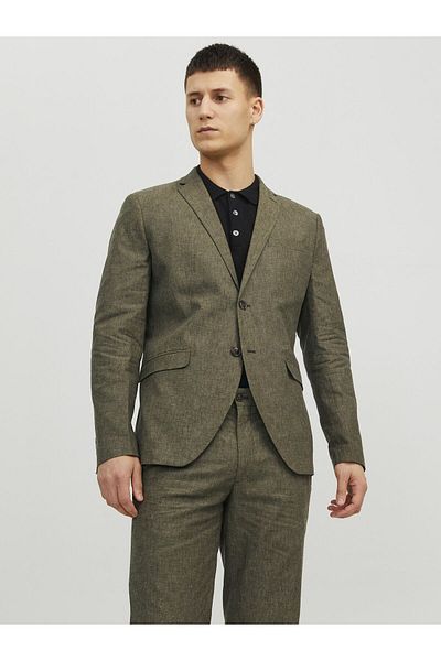 Jack & Jones Premium Blazer Slim Fit aus Leinen