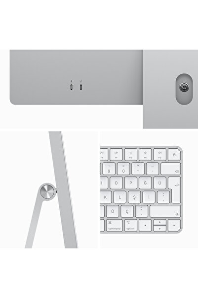 Apple IMAC 24" M3 10C GPU Gümüş 512GB MQRK3TU/A