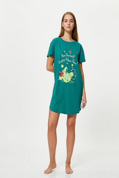 Koton Rochie de seară verde de damă 