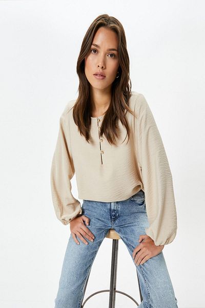 Koton Women's Beige Blouse