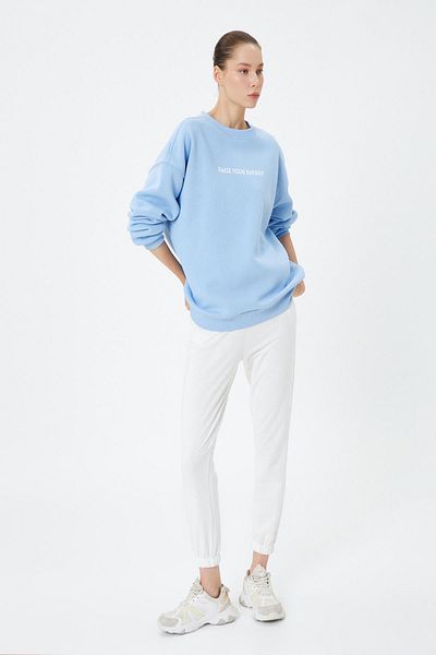 Koton Women's Blue Sweatshirt