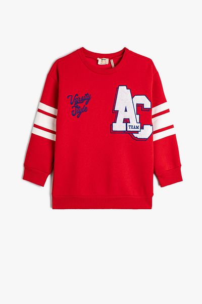 Koton Boy's Red Sweatshirt