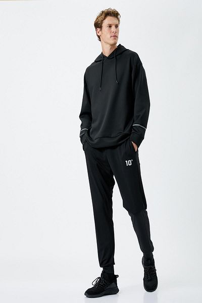 Koton Schwarze Herren-Jogginghose
