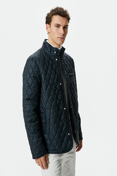 Koton Ανδρικό μπουφάν Navy Blue