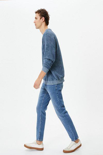 Koton Men's Dark Indigo Jeans