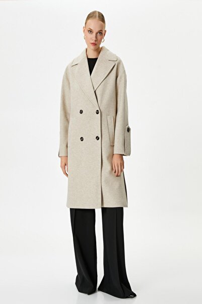 Koton Kadın Vizon Kaban