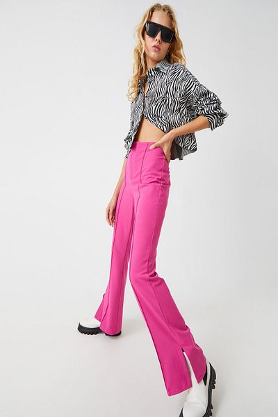Koton Women's Fuchsia Jeans