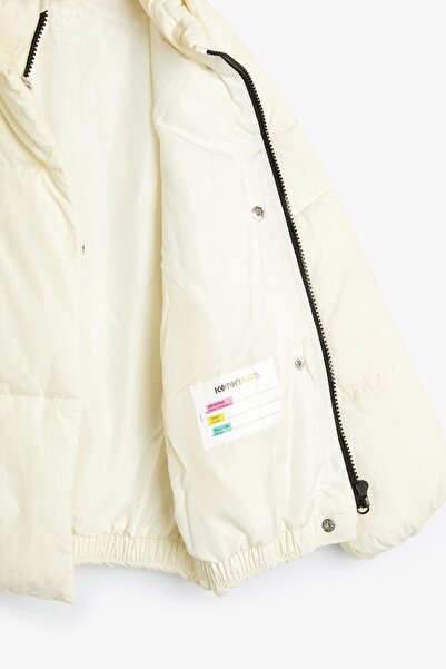 Koton Girl's Ecru Jacket