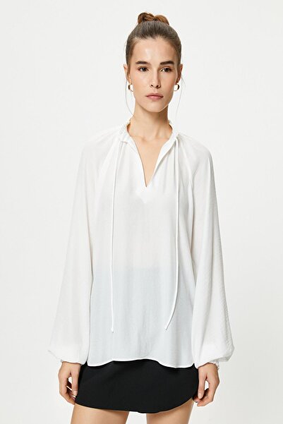 Koton Γυναικεία Off White Μπλούζα