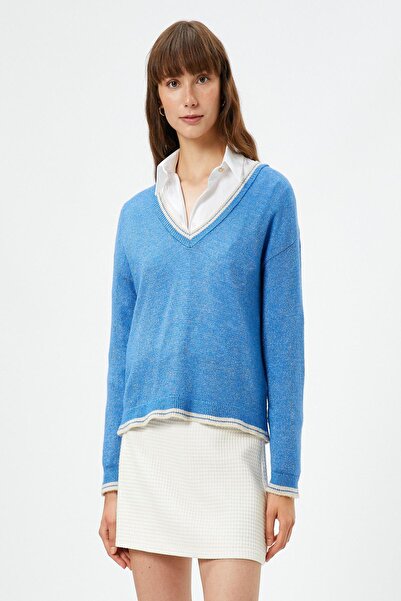 Koton Pulover albastru de damă 