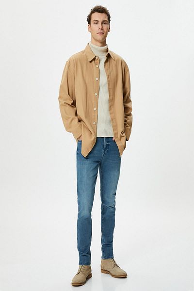 Koton Men's Indigo Stone Jeans