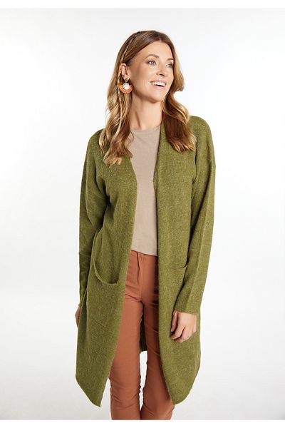 USHA FESTIVAL Long Cardigan flesh