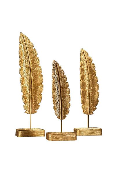 Bamyum Deko 3pcs Feder Figur Moderne Wohndekoration Hängelampe Pendelleuchte
