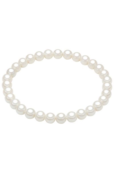 Rafaela Donata Perlenarmband Armband Muschelkernperle weiß