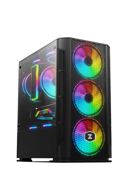 Zeiron Gravel X5 i3-10100F 16GB DDR4 256GB SSD+1TB Gtx1050Ti Oyuncu Masaüstü ...