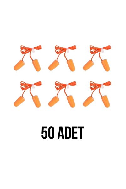 3M 1110 37 dB Gürültü Engelleyici Kordonlu Kulak Tikacı - 1 Çift (50 Adet)
