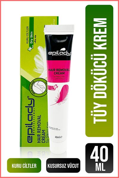 Epilady 40 ML Cream Dry Hair Removal Skin