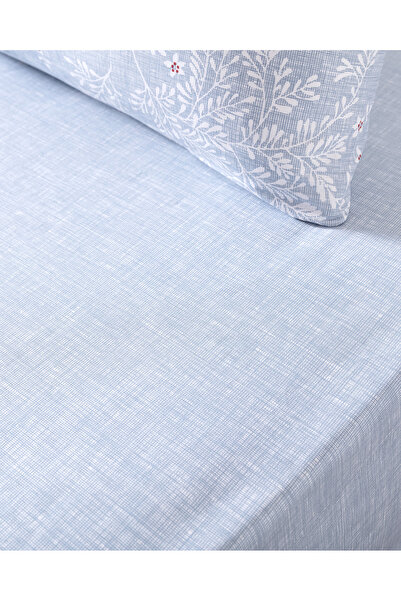 Madame Coco Emele Tek Kişilik Çarşaf Takımı - Mavi