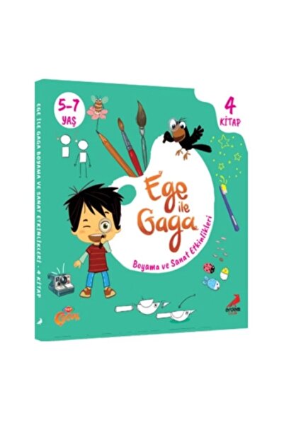 Erdem Yayınları Ege ile Gaga - Boyama ve Sanat Etkinlikleri(4 Kitap Takım)