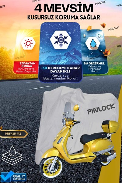 pinlock مشمع دراجة نارية متين مقاوم للماء متوافق مع ARORA SAFARI (مشبك)