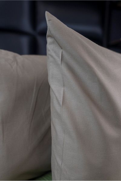 CzyLife Dark Stone Color 100% Cotton 2-Piece Pillow Case 50X70