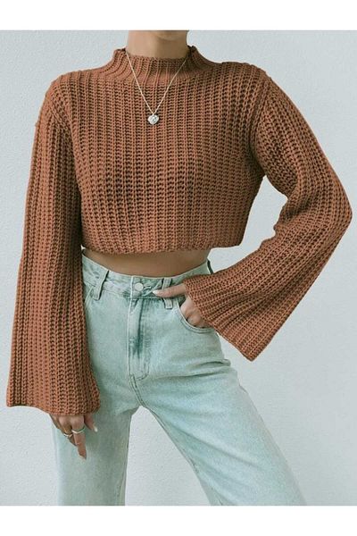 Bracha Pulover din tricot cu mâneci spaniole