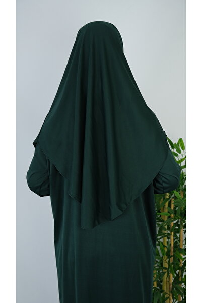 Mavira Moda Σμαραγδένιο Πράσινο Πρακτικό Φόρεμα Προσευχής με φερμουάρ