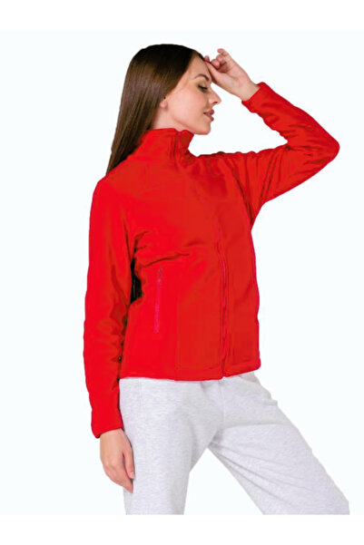 ERY İş Güvenliği Women's Fleece Coat Red