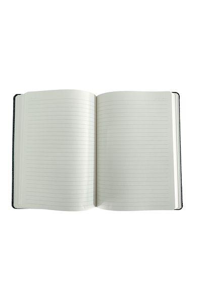 ORANLI PROMOSYON Thermo Leather Smoked Notebook with Phone and Card Pocket Striped Undated Notebook with Pen Gift