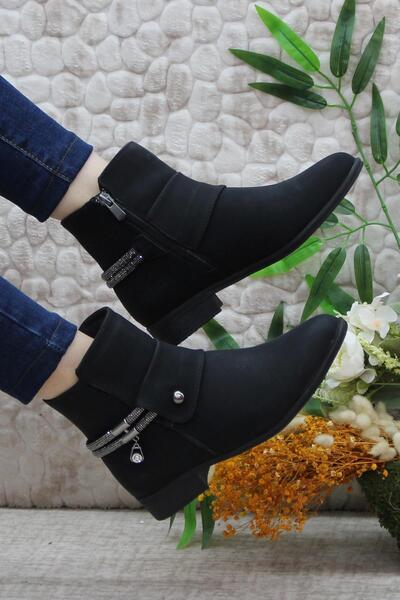 Mehmet Mete 4276 Камінь Детальна Тепла Підкладка Неслизька Підошва Жіночі Чер...