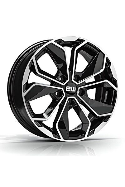 r1 16" İnç 5x114.3 Renault Megane Uyumlu Black Lip Polish Jant Takım