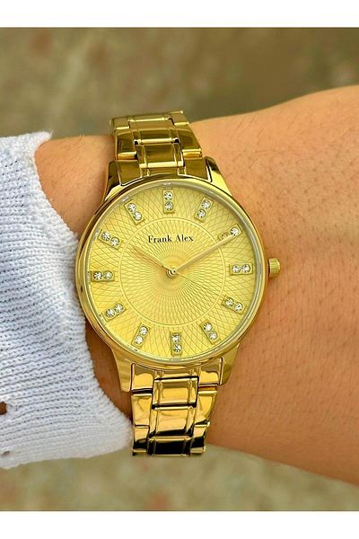 Frank Alex Fa.ft.1.127 Steel Cord 30 Mt Water Resistant New Season Stylish Design Wristwatch