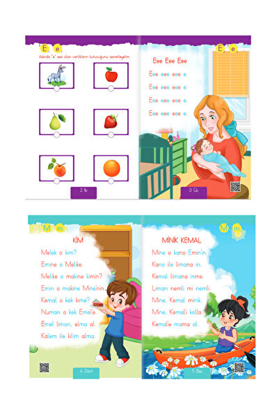 Bilgin Çocuk Yayınları 1. Sınıf Kasım Ara Tatili/Güz Tatili/Tüm Dersler Soru Bankası / Elakin Okuma Dizisi( 3 Kitap)