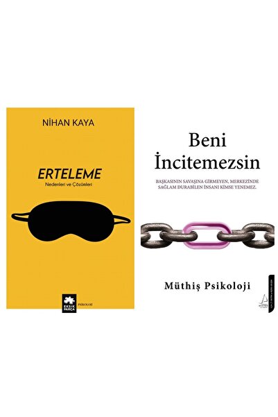 Destek Yayınları Beni İncitemezsin Müthiş Psikoloji - Erteleme Nihan Kaya 2 K...
