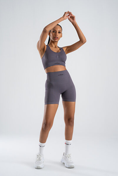 GYMXPRO مجموعة شورتات حمالة صدر مرنة للغاية بتفاصيل رافعة للأعلى