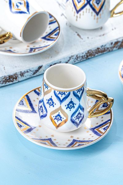 ACAR Set of 6 Coffee Cups - 90 ml