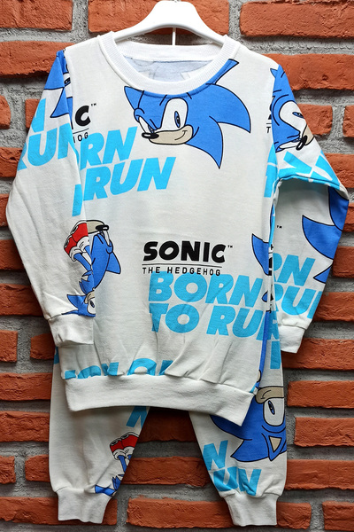 endudu Nová sezóna Winter Super Sonic tištěná 2dílná chlapecká 2dílná sada s ...