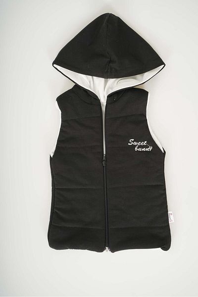 MİNİKO KİDS BABY BOY ZIPPERED HOODED COTTON VEST