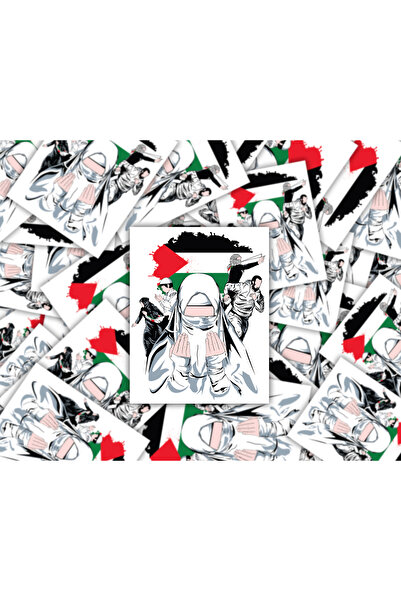 cakaybu Set de autocolante Free Palestine Free Palestine 1 foaie A4 9x7 CM 6 ...