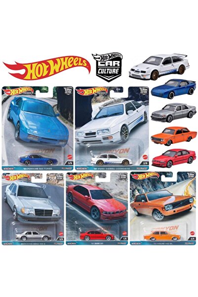HOT WHEELS Car Culture 2023 Canyon Warriors Koleksiyon 5'li set