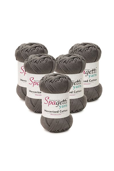 Spagettiyarn Mercerized Cotton 5 τεμαχίων καπνιστό νήμα πλεξίματος χειρός
