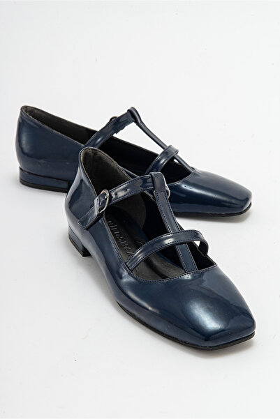 Niloshka Γυναικεία παπούτσια Casual Ballerina με αγκράφα FESTA Navy Blue