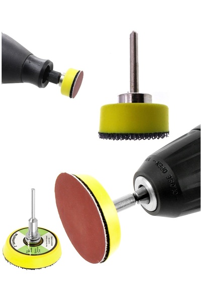 Depolife Dremel Tarzı Mini Kalıpcı Vız Vız Için 5cm ve 2.5cm Cırtlı Zımpara P...