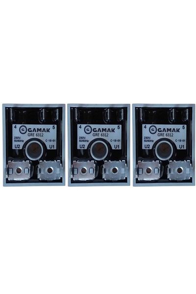Gamak 3-Piece Gamak Grl6312 4 Kw Monophase Motor Start Relay X3 Pcs