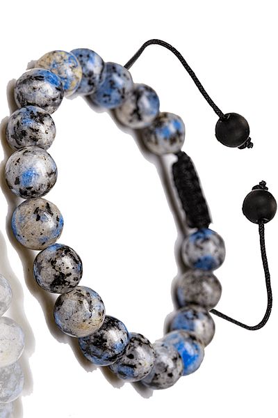 Tesbih Atölyesi Certified Aaa Quality Sodalite Stone Bracelet - Macrame